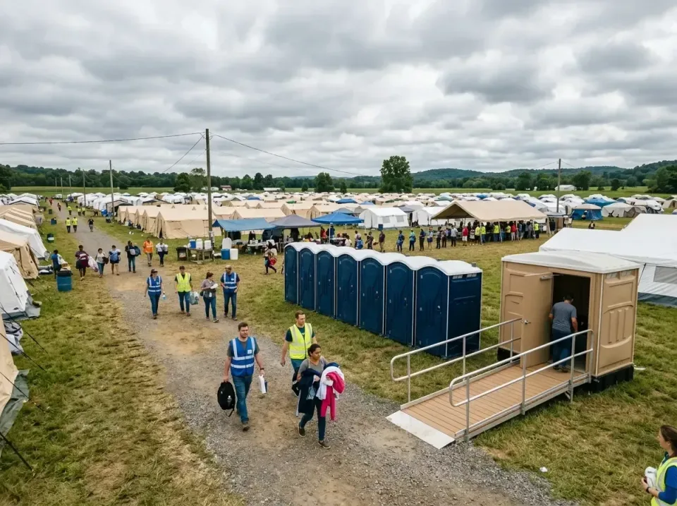 disaster-relief-camp-restrooms-010 — frequently asked questions, Dumpster & Portable Bathrooms Rental in Lamar, MO